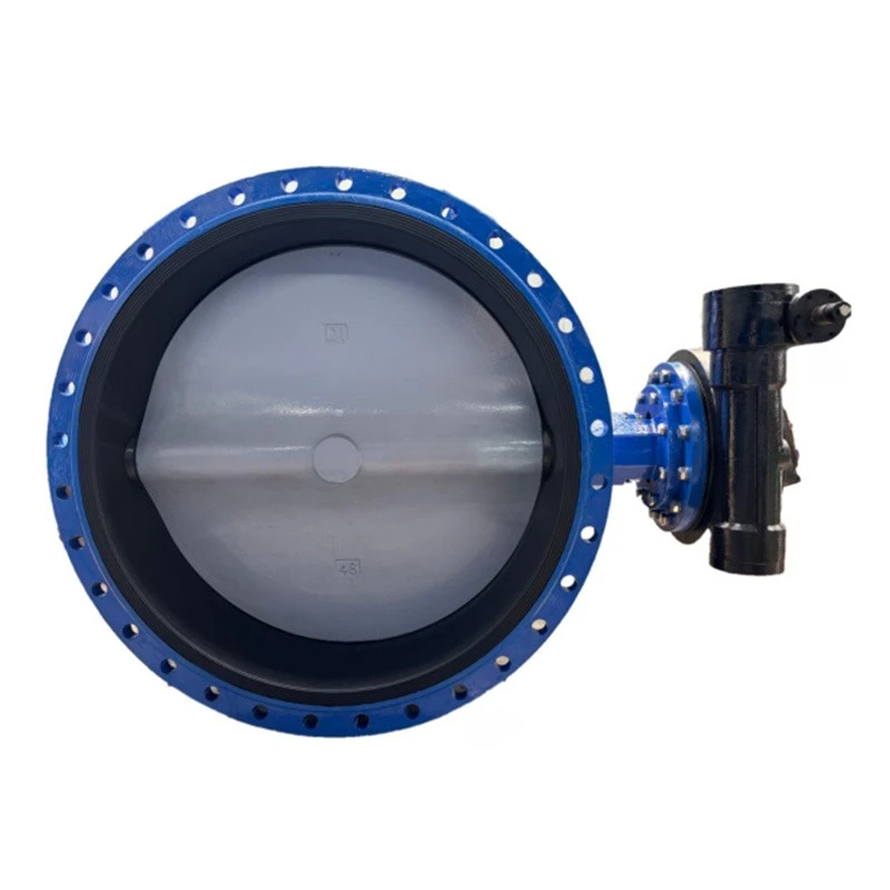 flanged worm gear operated butterfly valve